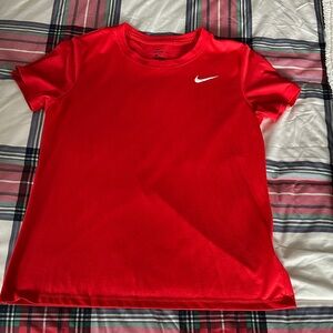 Nike Red Short Sleeve Dri-Fit Tee